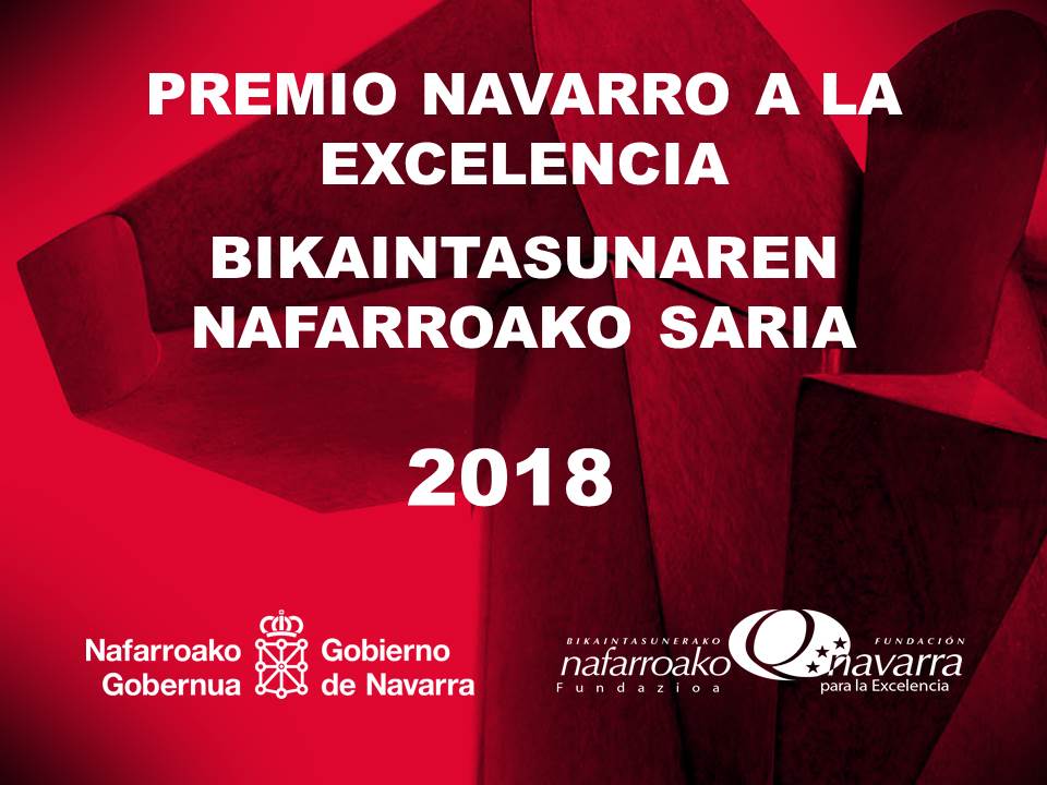 Convocado el Premio Navarro a la Excelencia 2018